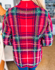 Tree Topper Plaid Top-Red