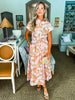 Lovely Garden Floral Midi Dress