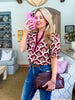 Hopeful Dreamer Floral Top-Wine