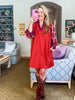 Autumn Frills Mini Dress