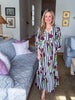 Wine & Whimsy Midi Dress