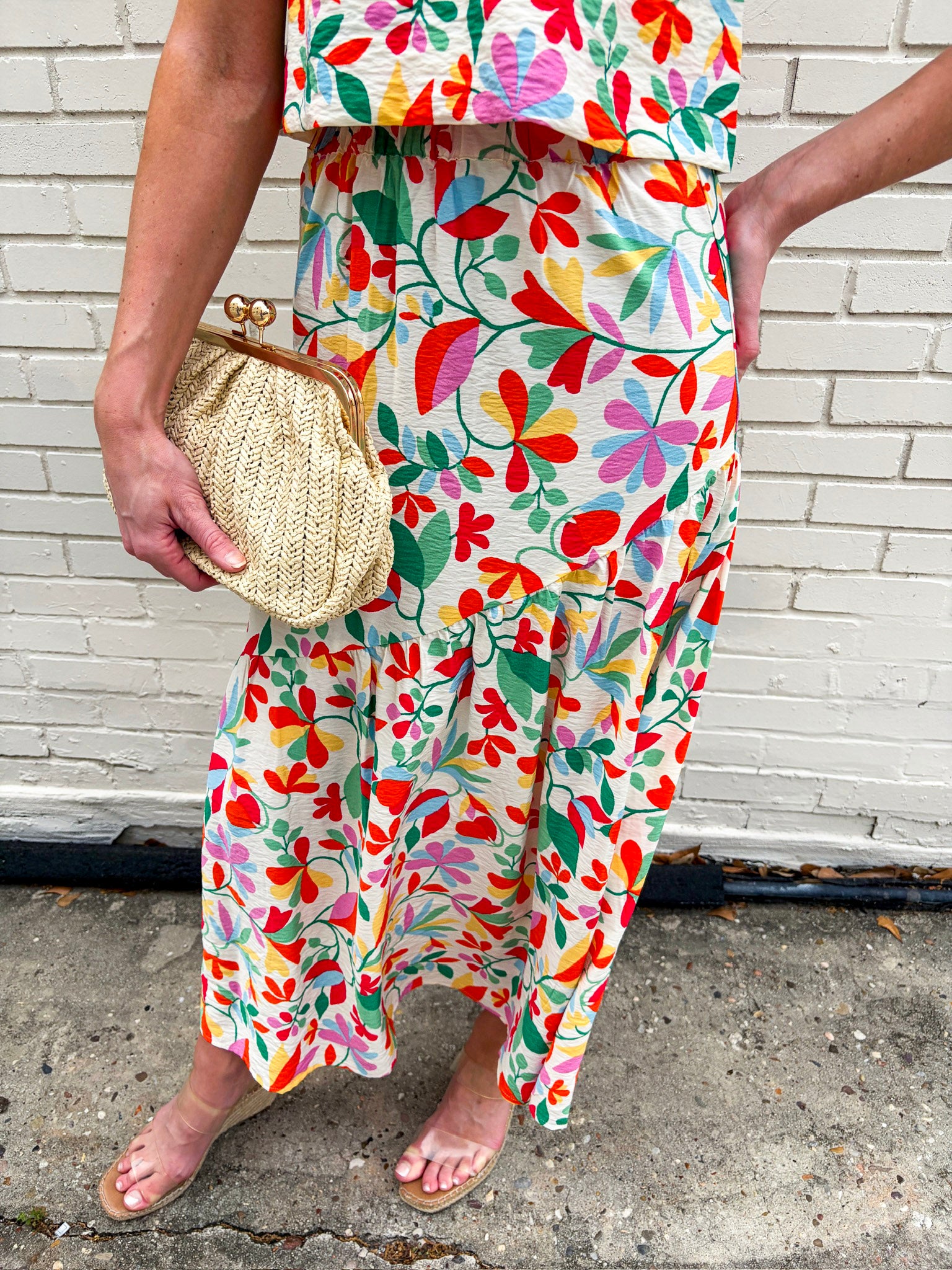 Tutti Frutti Floral Maxi Skirt