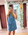 Western Whimsy Denim Dress