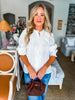 Airy Moments Eyelet Top
