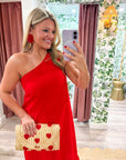 Purely Yours Maxi Dress-Red