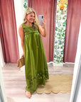 Desert Breeze Lace Maxi Dress-Ferngully