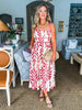 Botanical Empire Midi Dress
