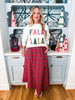 Holiday Falala Embroidered Sweater