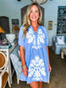 Coastal Muse Dress-Blue