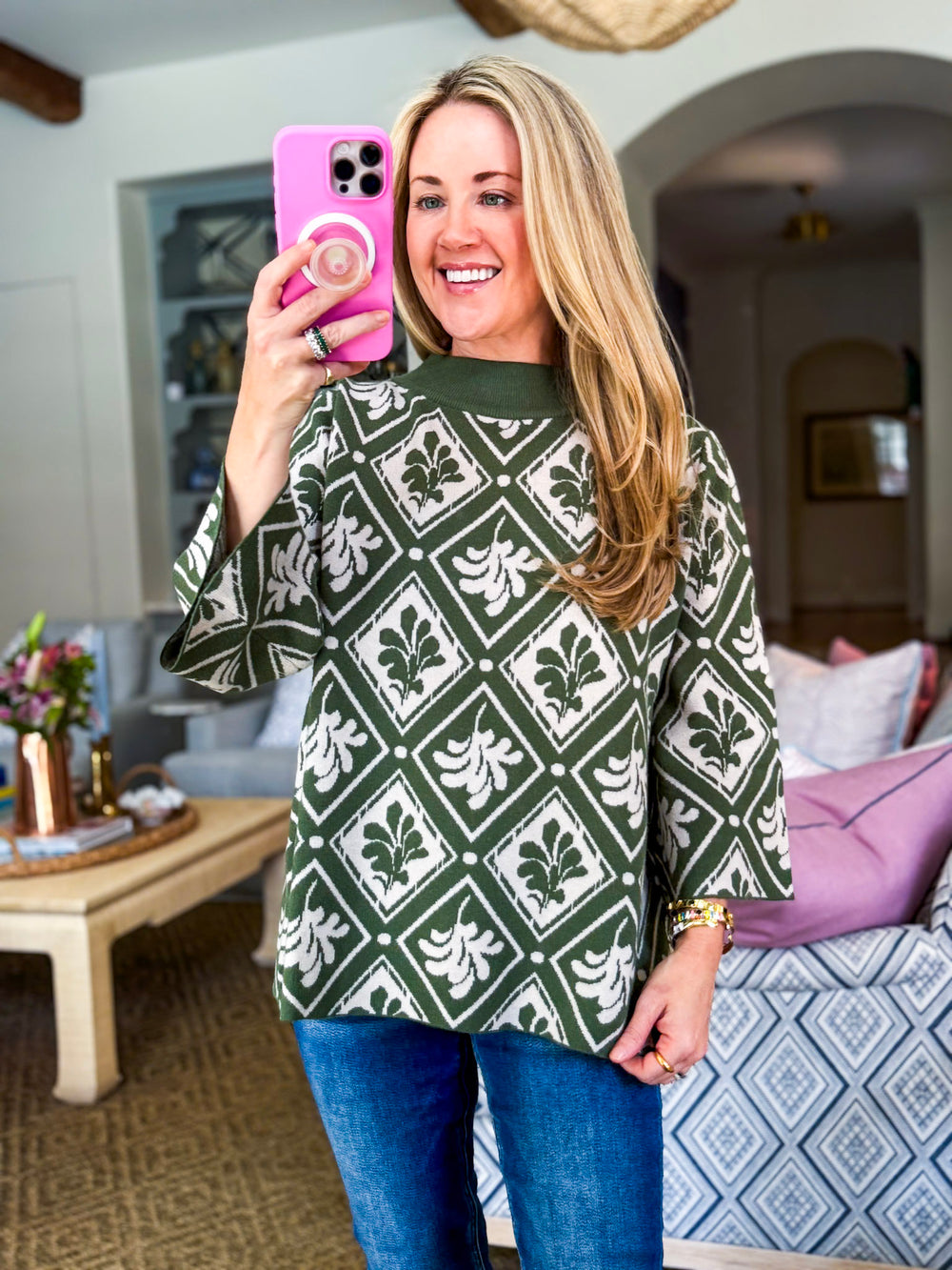 Rosehill Estate Sweater-Olive