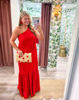 Purely Yours Maxi Dress-Red