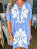 Coastal Muse Dress-Blue