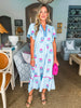 Countryside Life Midi Dress-Peri Blue