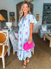 Countryside Life Midi Dress-Peri Blue