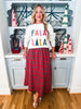 Holiday Falala Embroidered Sweater