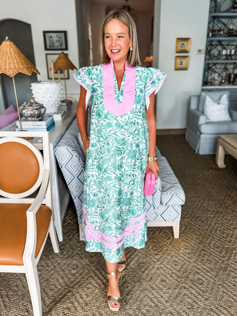 Garden Gathering Floral Midi Dress