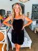 Midnight Dots Velvet Dress