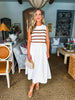 Feeling Social Midi Dress- Brown