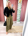 Fireside Cottage Cardigan-Black