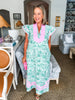Garden Gathering Floral Midi Dress