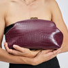 Camille Clutch-Burgundy
