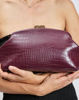 Camille Clutch-Burgundy