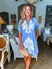 Coastal Muse Dress-Blue