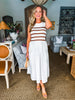 Feeling Social Midi Dress- Brown