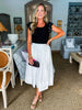 French Charm Midi Skirt