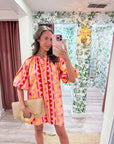 Sun and Wave Mini Dress