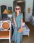 Gercy Abstract Maxi Dress