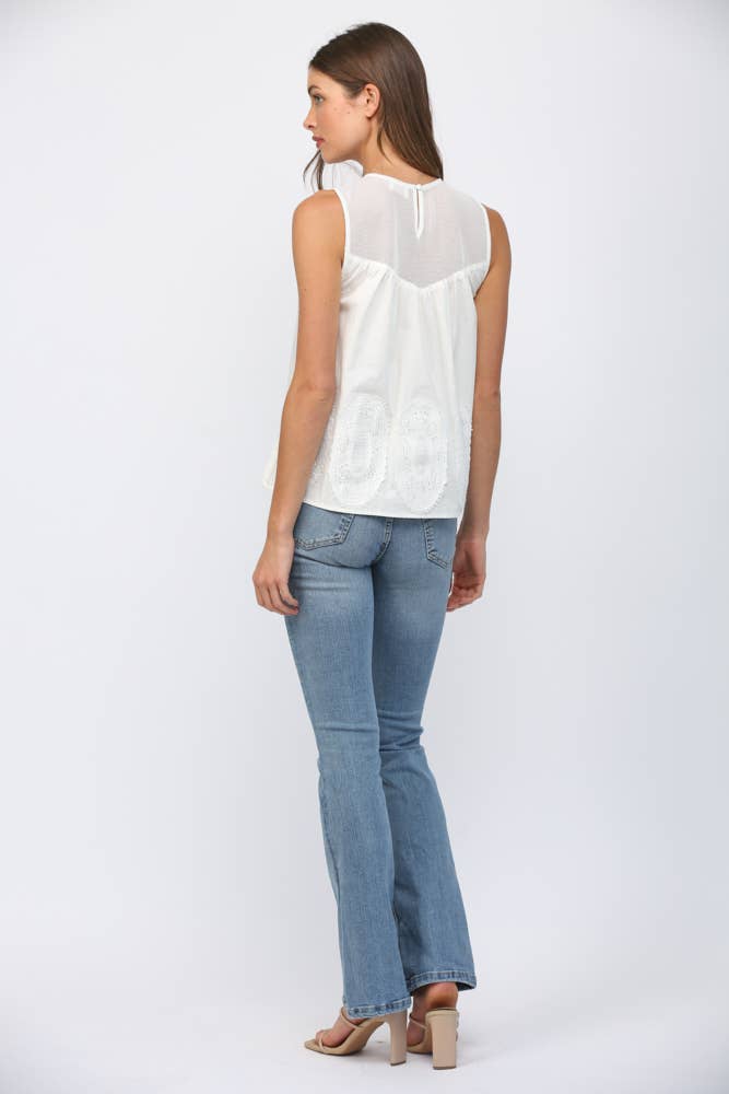 Celeste Lace Top