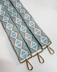 Aztec Triangle Bag Strap-Turquoise