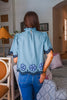Bohemian Dreams Embroidered Top-Dark Sage