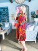 Marven Floral Shift Mini Dress