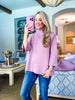 Sweet and Soft Pull Over Sweater-Dusty Mauve