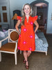 Mid Century Starburst Mini Dress