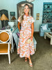 Lovely Garden Floral Midi Dress