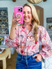 Hendry Floral Button Up Top