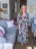 Wine & Whimsy Midi Dress