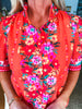 Sienna Florals Button Down Top
