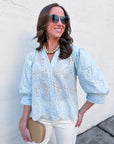 Angel Whisper Eyelet Top
