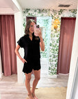 Coastal Cutie Scallop Set-Black