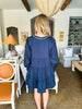 Mindful Movement Mini Dress- Navy