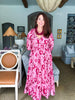 Modern Romance Floral Midi Dress