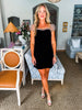 Midnight Dots Velvet Dress