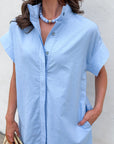 Forever Favorite Mini Dress-Chambray