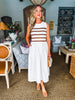 Feeling Social Midi Dress- Brown