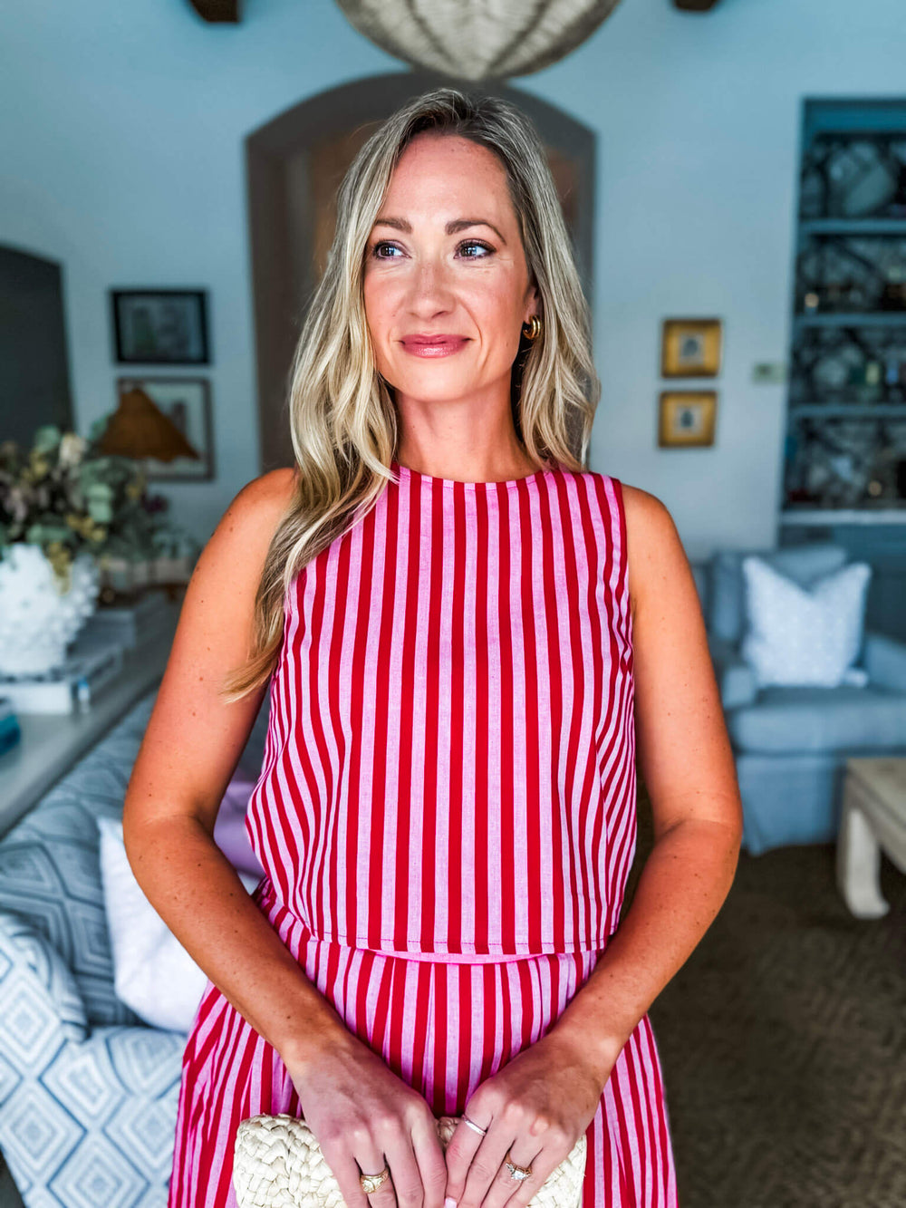 Sayulita Shores Top-Red