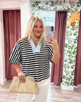 Fresh Start Stripe Top
